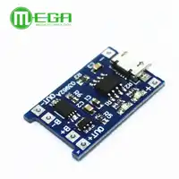 100pcs 5V 1A Micro USB 18650 Lithium Battery Charging Board Charger Module+Protection Dual Functions