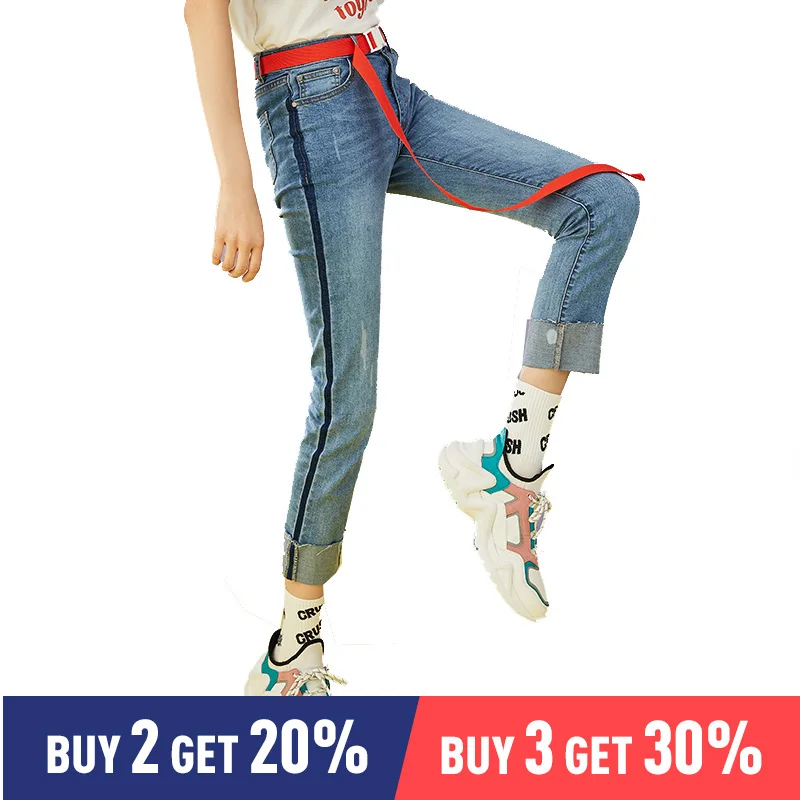 

Toyouth 2019 Women Spring Pant Casual Slim Striaght Pencil Pant Female High Waist Solid Color Pants
