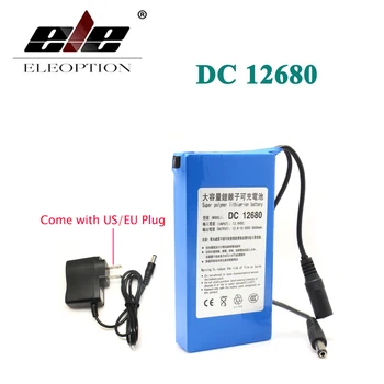 

ELEOPTION DC12680 6800mAh 12V Rechargeable Battery rechargeable batteries For wireless transmitters CCTV camera