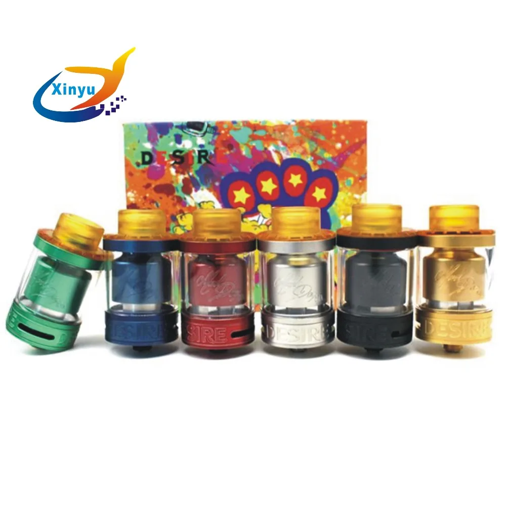 

HOT Mad Dog GTA with 25mm Diameter 3.5ml Bottom Style Airflow Desire Mad Dog GTA Vape Stainless Steel Single Coil Tank Atomizer