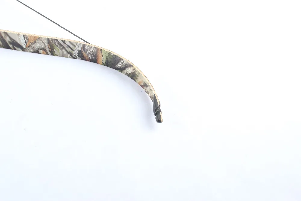 Camo para a Mão Tiro com Arco Caça ao ar Polegadas Recurvo Arco Takedown Preto Direita Usuário Livre 64 30-60lbs 24 Cheap Arco e flecha