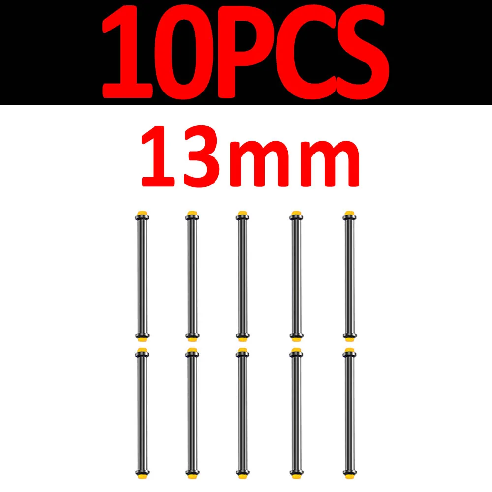 13mm 10PCS JIGEECARP 10 шт. свинцовая оболочка трубка Herabuna рыболовные двухслойные рыболовные аксессуары для весов свинцовые грузила металлические аксессуары Pesca - Цвет: 13mm 10PCS