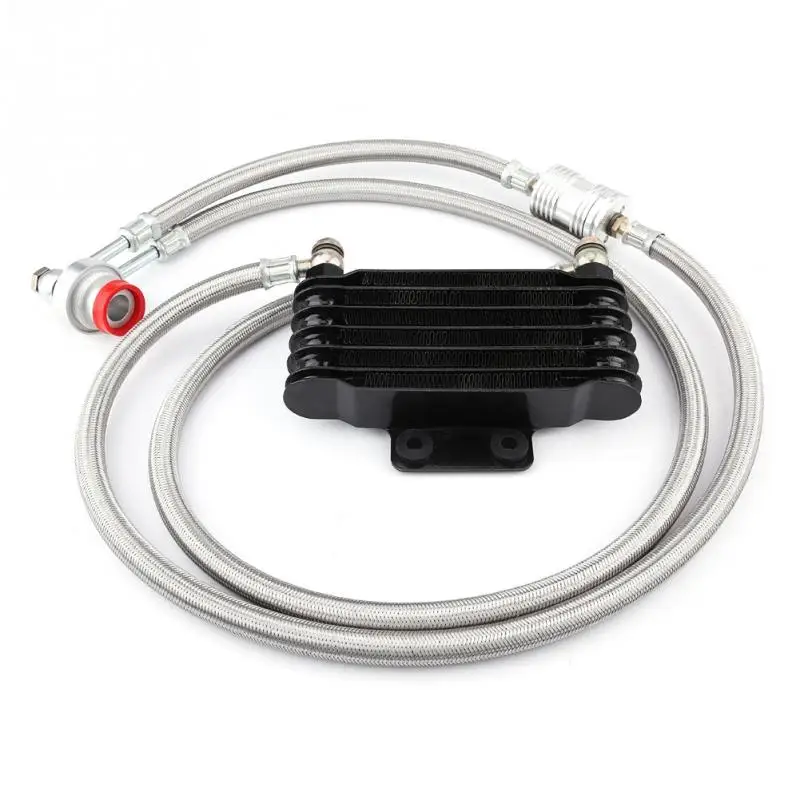 1Set Durable 85ml Oil Cooler Engine Oil Cooling Radiator System Kit for