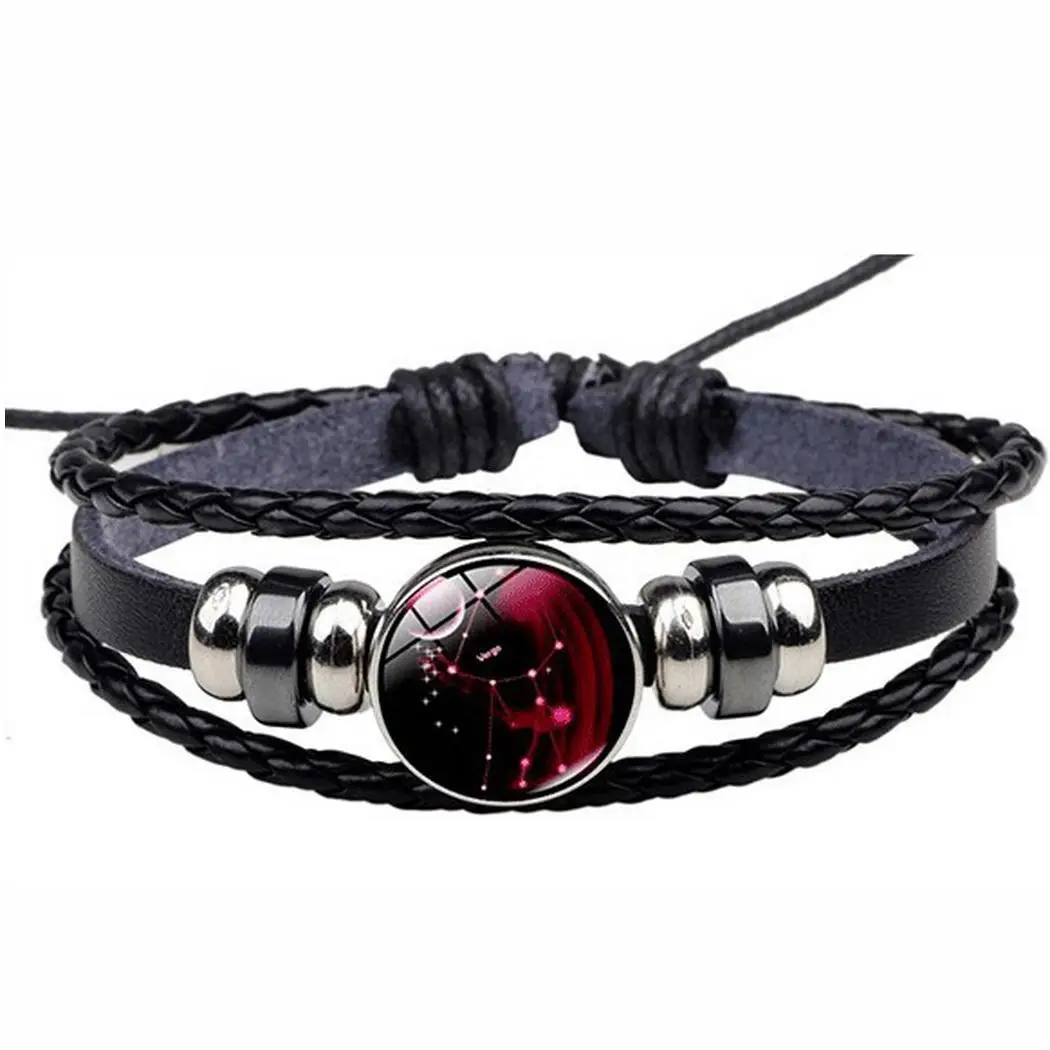 

Women Casual Geometric Braided Layered Drawstring Constellation Layered, Luminous Shape Bracelet