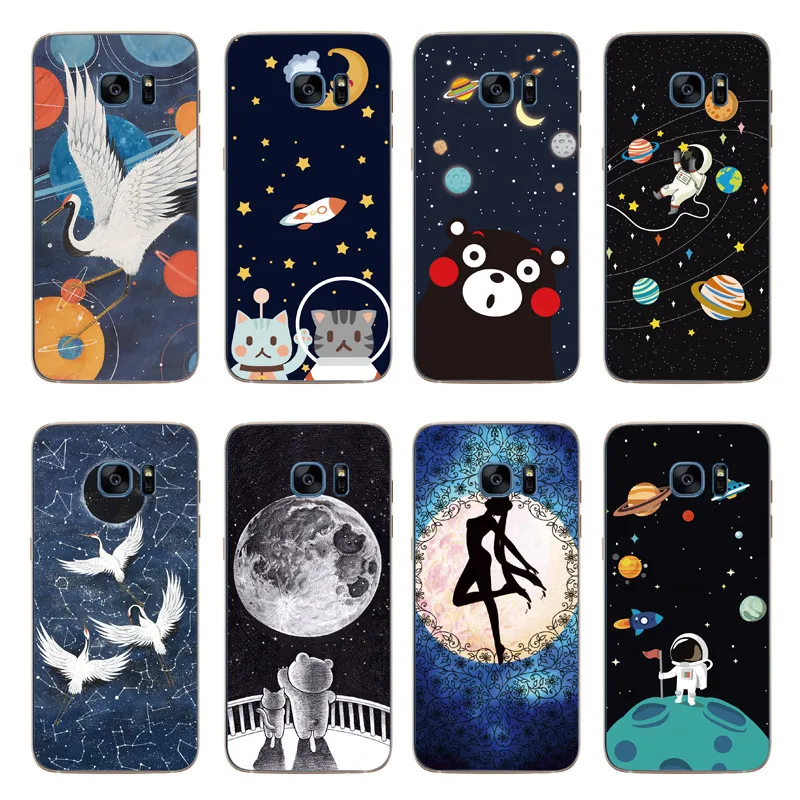 

For Samsung Galaxy Note 5 Silicone Case Back Cover For Samsung Galaxy Note 4 S6 / S7 Edge Soft TPU Case
