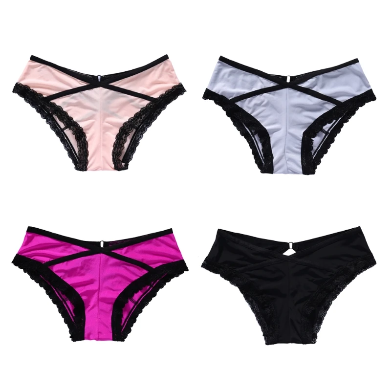 Women Soft Lace Floral Hipsters Lingerie Seamless Hollow Briefs Panty Wholesalein women's