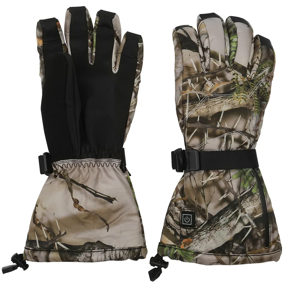 

Winter Waterproof Smart Electric Carbon Fiber Heating Military Gloves for Outdoor army gloves Hunting Skiing Cycling
