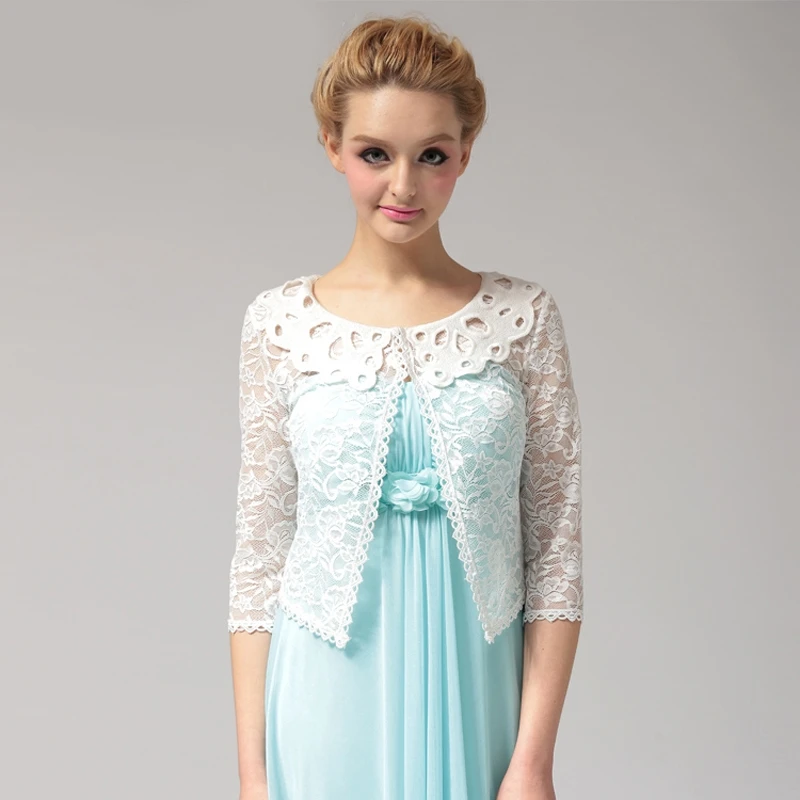 

New 2018 Women Small Shawl Lace Hollow Out Short Cardigan Boleros Peter Pan Collar Jacket Summer Female Thin Cardigan W1241
