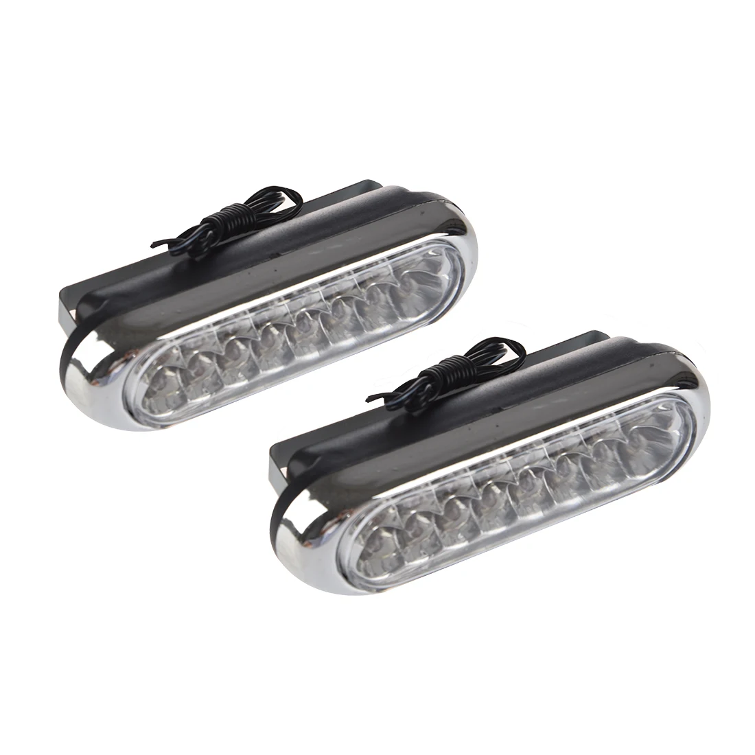 2 * Universal White 16 LED Daytime Running Light DRL Car Fog Day