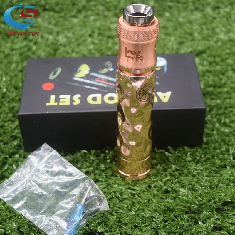 Набор модов AV Twistgyre AvidLyfe из красной меди механический мод 24 мм аккумулятор 18650
