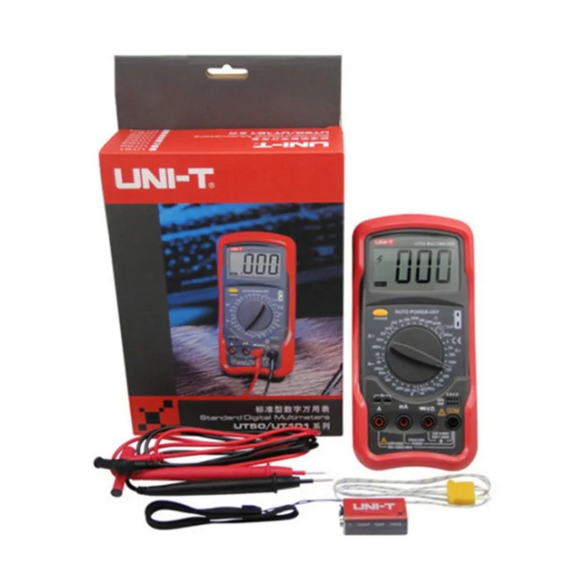 

UNI-T UT53 Multimeter Tester Standard DMM Digital Multimeters W/ Temperature Test & Sleep Mode Multimeters Multimetro Analogico