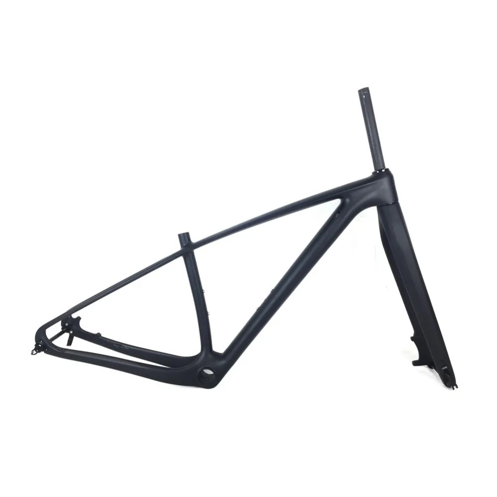 Top Spcycle 29er Carbon Mountain Bike Frameset 27.5er T1000 Carbon MTB Bicycle Frame And Fork PF30 Headset Thru Axle Clamp As Gift 2