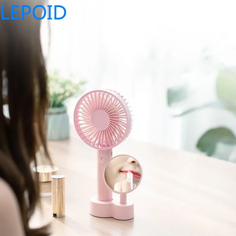 

LEPOID Mini Handheld Fan Portable 2000mAh Rechargeable Cooling Desktop Fan for Home Office Travel Outdoor
