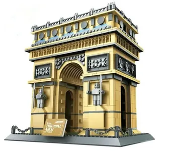 

World's Landmark Architecture Triumphal Arch Of Paris Model Building Blocks Toys for Children toy Bricks Gift