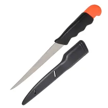 Couteaux à fileter en acier inoxydable, avec manche en PP Couteau de cuisine pour fruits et légumes Couteau à poisson de camping, Outils de cuisine