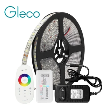 

DC24V LED Strip Set RF Remote control High brightness 5050 60LEDs/m 5M/lot LED Tape Flexible strip Light RGB white,warm white