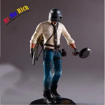 

Playerunknowns Battlegrounds Pubg Circa 6 Pollice Doll Figure Spot Mangiare Pollo Stasera Modo Del Metallo Auto Modello Di Arma