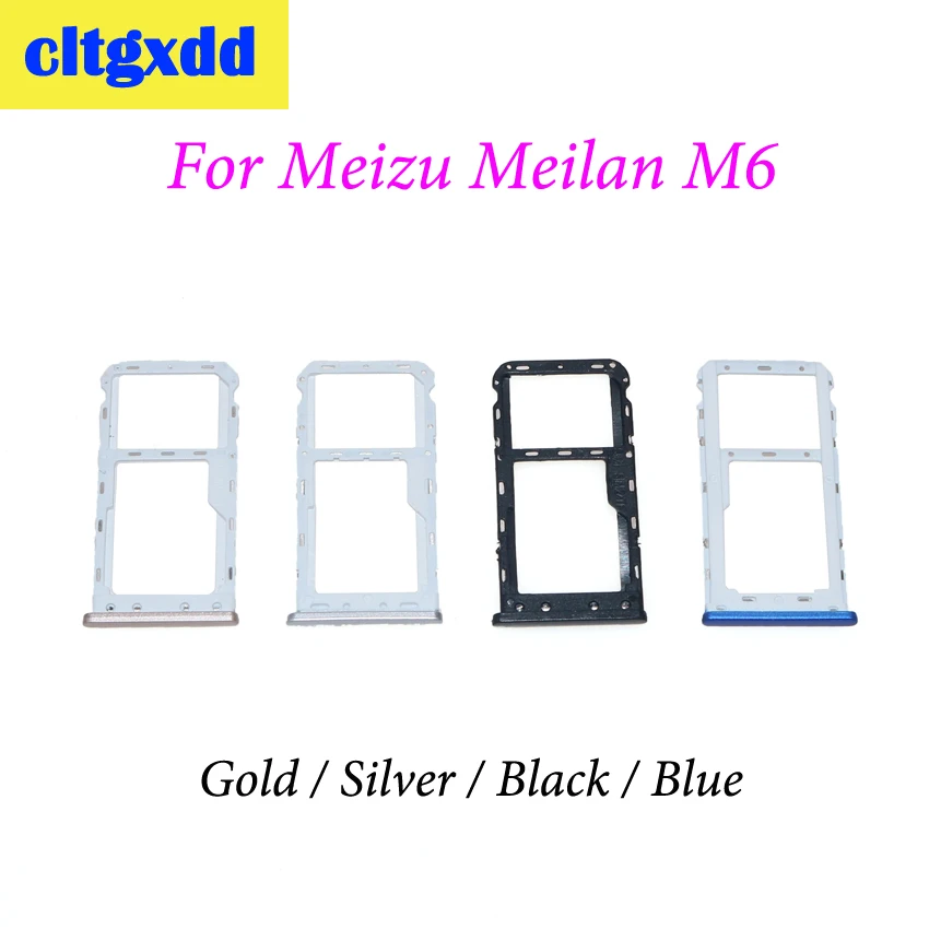 Cltgxdd Sim Holder Slot Adapter Tray For Meizu Meilan M5 M6 Sim Card Adapter Replacement Parts Sim Card Adapters Aliexpress