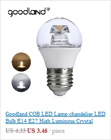 Goodland E27 светодиодный светильник E14 светодиодный светильник 220V 110V светодиодный лампы 3,5 Вт, 5 Вт, 7 Вт, 9 Вт, 12 Вт, 15 Вт, 20 Вт, Светодиодный s кукурузы светильник SMD 5736 без мерцания светильник s