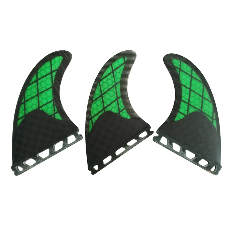 

New Surfboard Future Fin Green Carbon Fibre Quillas Surf Future
