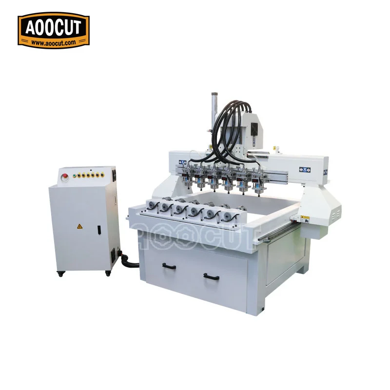 sales service provided cheap multi heads cnc router Aoocut 1718 for wood maching dealer needed | Инструменты