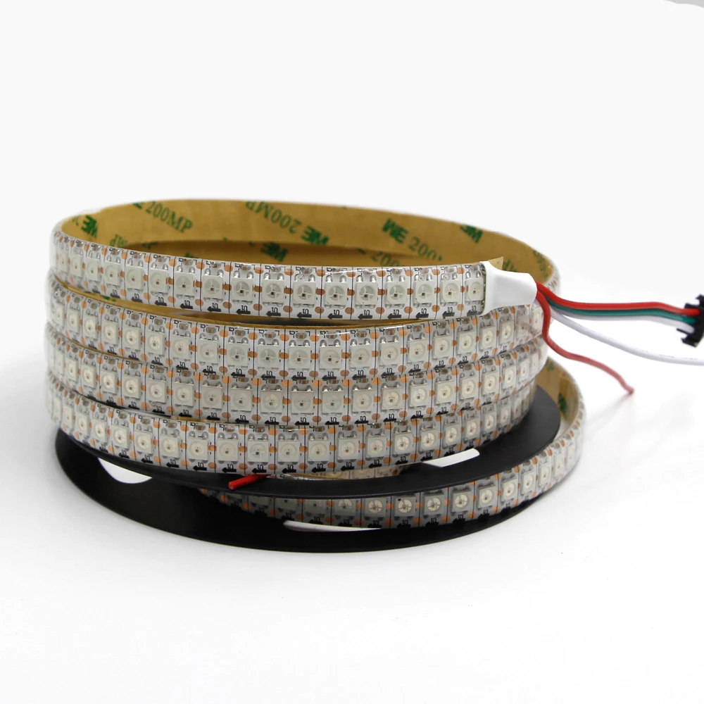 WS2812B умный светодиодный светильник 5 в IC WS2812 черный/белый PCB Индивидуально