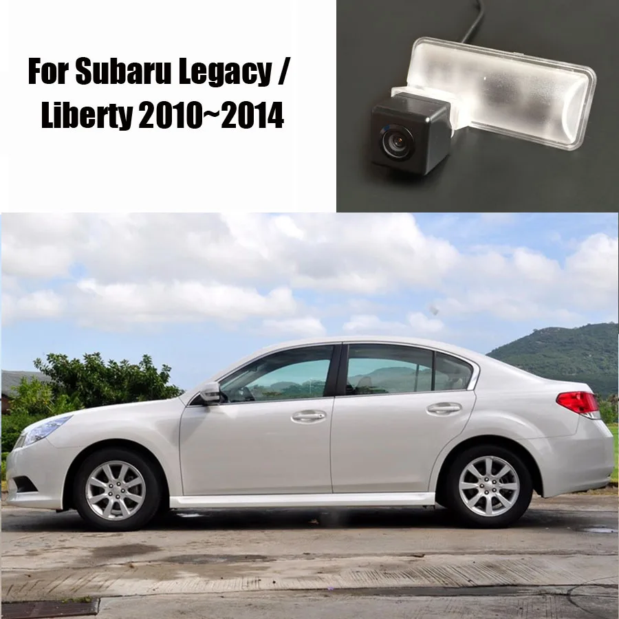 

Rear View Camera / Backup Parking Camera For Subaru Legacy / Liberty 2010~2014 / HD CCD RCA NTST PAL / License Plate Light OEM