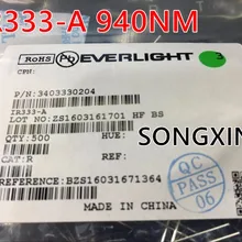 1000 шт. EVERLIGHT IR333-A инфракрасного излучения трубки основные IR333 5 мм 940NM инфракрасный светодиодный лазерный диод 5 мм светодиодный T-1 3/4