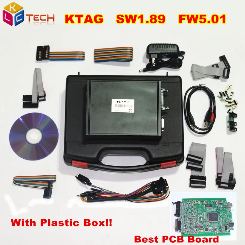 

Plastic Box New Design KTAG K-TAG V1.89 Hardware V5.01 ECU Programmer KTAG ECU Programming Tool NO Tokens Limitation