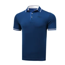 New Man Golf Shirt Quick-drying Men Fitness T-Shirt Outdoor Turn-down Collar Golf Shirts Sports Running T-Shirt