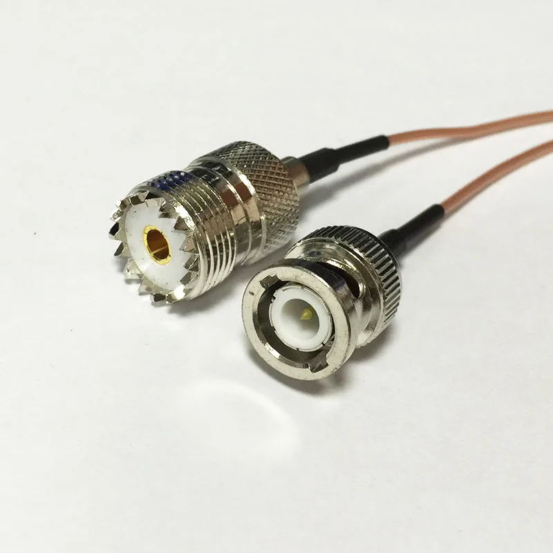 Wi Fi антенный адаптер UHF female SO239 переключатель BNC штекер RF отрезок кабель RG178 15 см