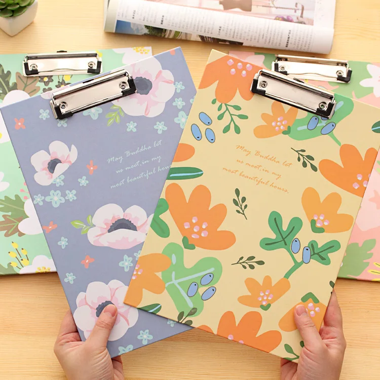 Freeshipping Creative stationery new lovely Floral folder colorful