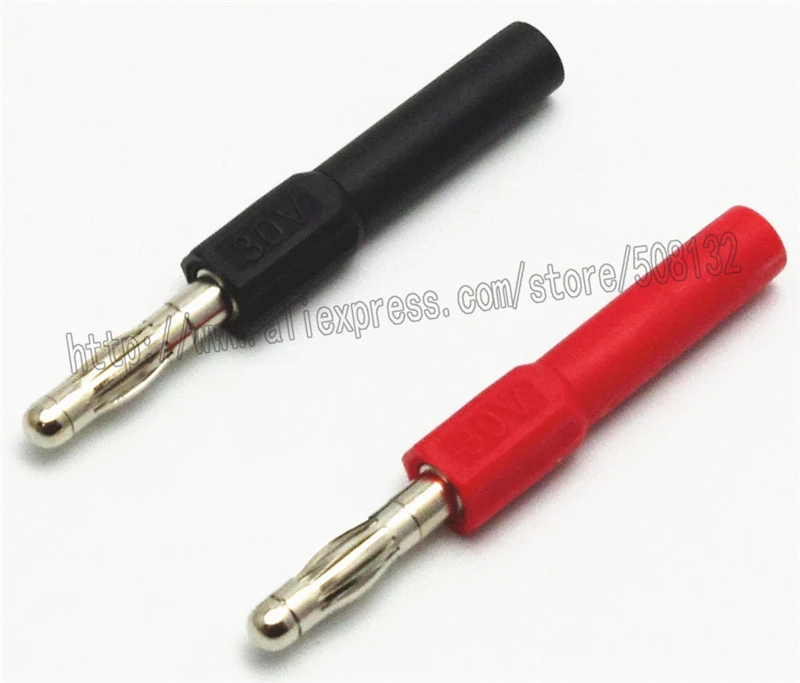 Insulation connecting plug lantern tip 4mm Male to 4mm Female 4mm