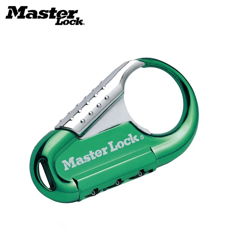 

Master Lock Password Lock Padlock Outdoor Mountaineering Hook Lock Zinc alloy 3-digit code Locks for Luggage Bag Backpack