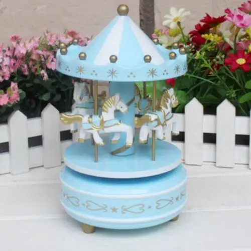 Merry-go-round cajas de música geométricas música bebé habitación decoración regalos Unisex madera Navidad caballo carrusel caja decoración del hogar 1 pc Merry-go-round cajas de música geométricas música bebé habitación decoración regalos Unisex madera Navidad caballo carrusel caja decoración del hogar 1 pc