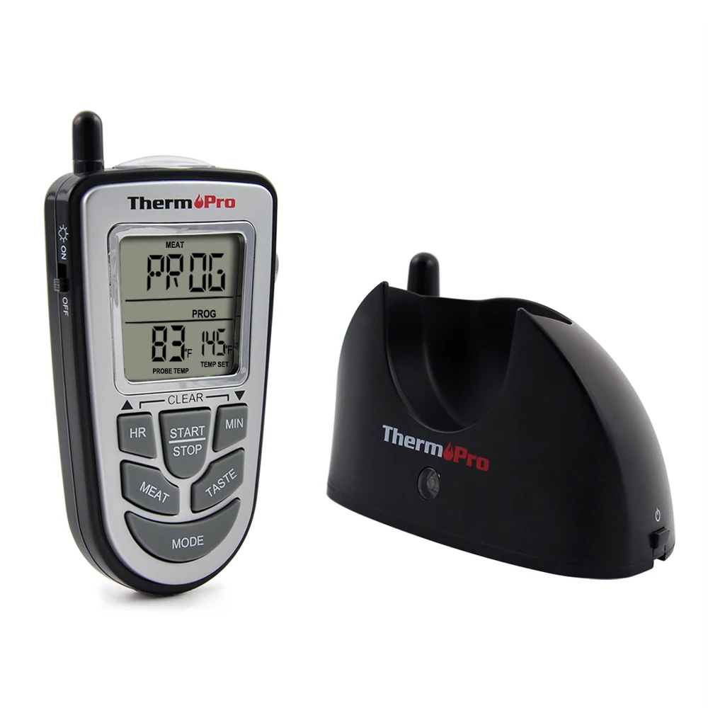 ThermoPro TP-09 Беспроводной цифровой гриль для кухни, термометр для барбекю для духовки