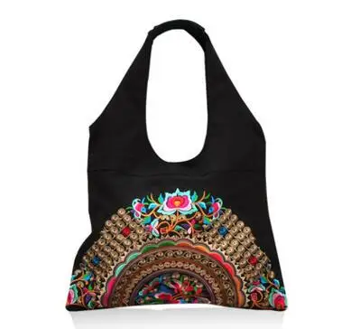 

Fashion National Embroidery Shopping Casual Totes!Hot Bohemian Floral Embroidered Women Shoulder&Crossbody bags Vintage Carrier