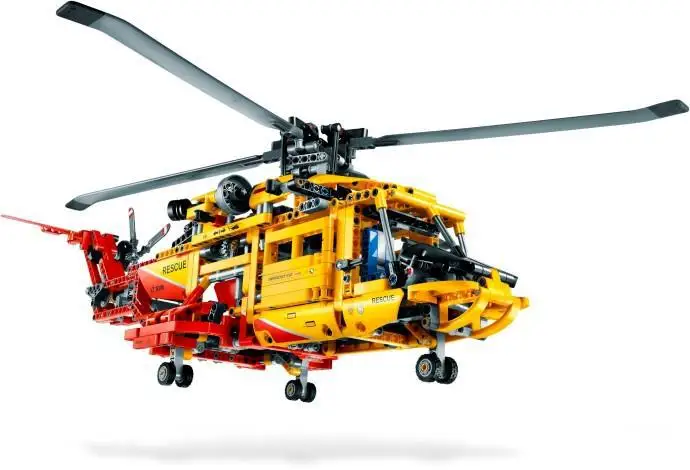 

decool 3357 1056pcs Technology Series Rescue helicopter Building brocks bricks baby toys children gift education model