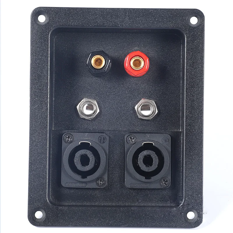 2pcs/lot Six bit speaker junction box connectors Double card sockets