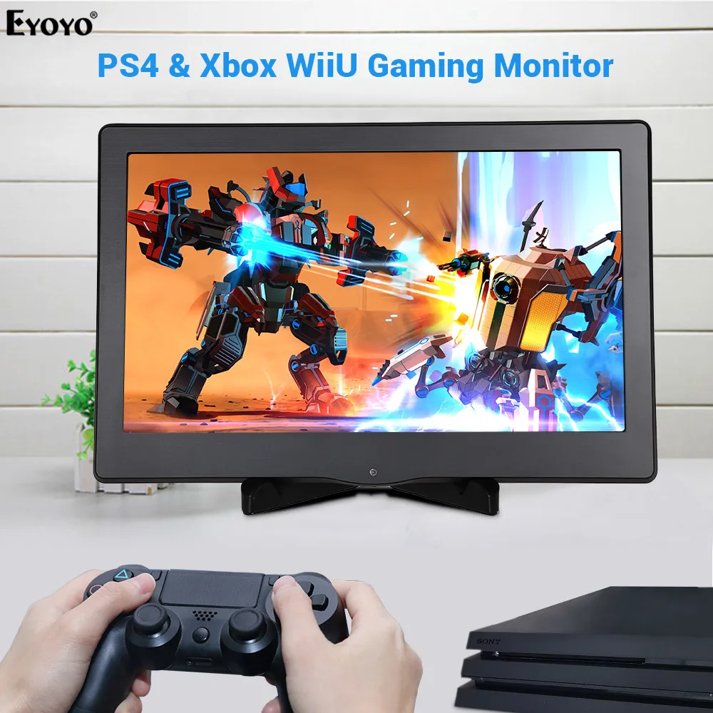 

Eyoyo EM13M 13.3" Inch 1920x1080 IPS HDMI Display Portable Gaming Monitor 4K for PC Computer PS3 PS4 WiiU xbox360 Raspberry Pie