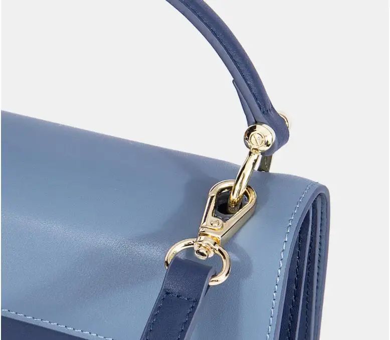 Оригинальная xiaomi mijia кожаная сумка контрастного цвета, многофункциональная сумка для хранения, трендовая подходящая по цвету сумка на одно плечо, умная сумка
