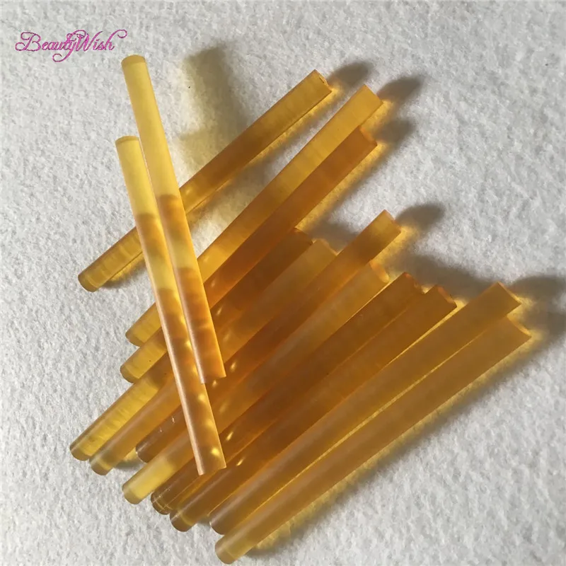 12Units Fusion Keratin Glue Sticks For Bonding Hair Extensions Black Yellow Brown Keratin Gun Bond Glue Sticks