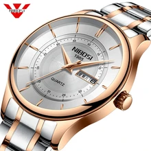 Nibosi лучший бренд класса люкс для мужчин s часы модные повседневные спортивные наручные часы Неделя Дата часы армейские военные часы для мужчин Relogio Masculino