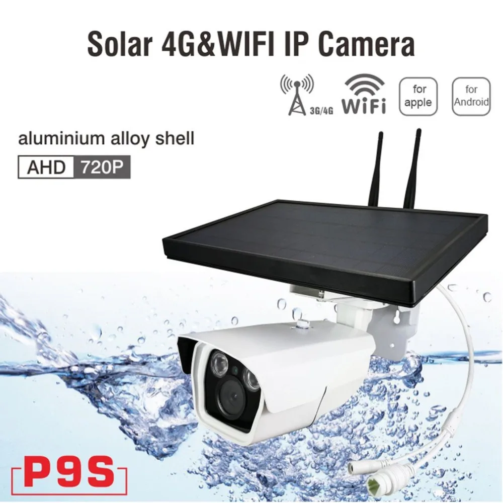 

LESHP Solar Wifi IP Camera 720P 4G 2.4G Infrared Night Vision Surveillance Web Cam Solar Home Alarm System for Apple for Android