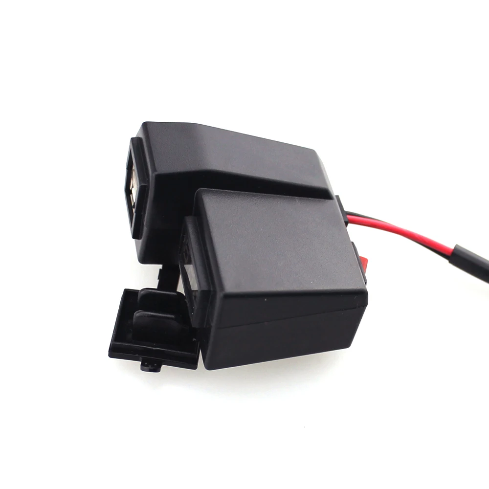 Мотоцикл 12/24V Dual USB Автомобильное зарядное устройство Зарядное с светодиодный