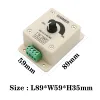 Светодиодный диммер DC12V DC24V, светодиодный регулятор напряжения 8A, Регулируемый контроллер, светодиодный светильник ► Фото 2/5