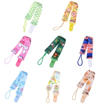 

Baby Pacifier Clip Chain Ribbon Dummy Holder Soother Pacifier Clips Leash Strap Nipple Holder For Infant Feeding