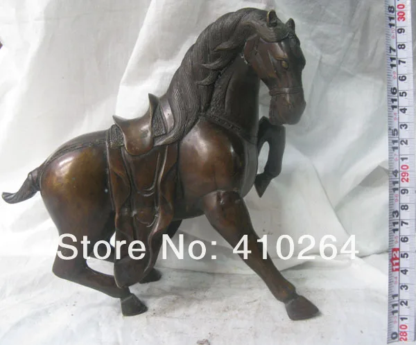 

0116P [old craft ] Fast shipping 20cm beautiful Classic collections "TangChao" horse bronze statue (A0314)