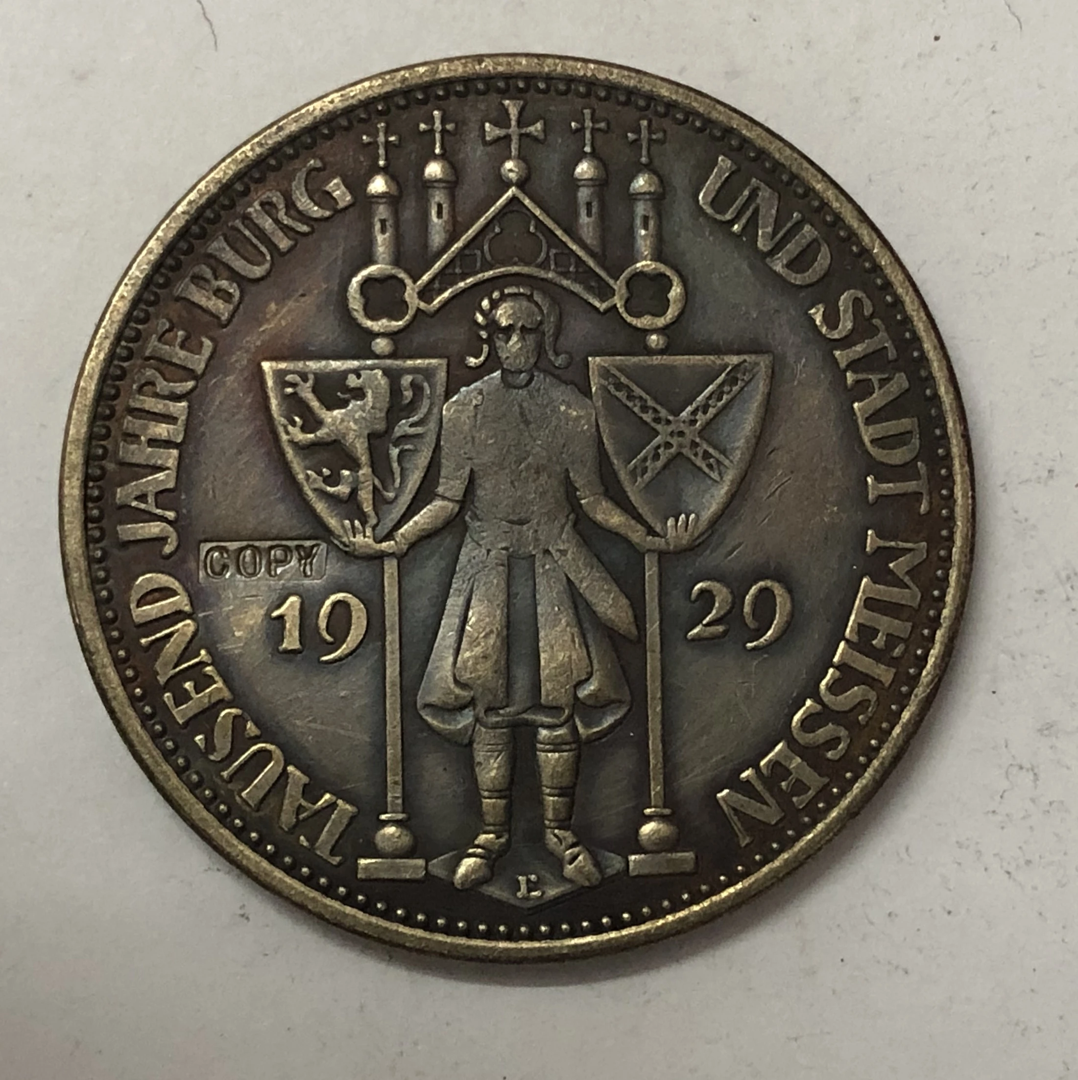 

1929 Germany 5 Reichsmark Meissen