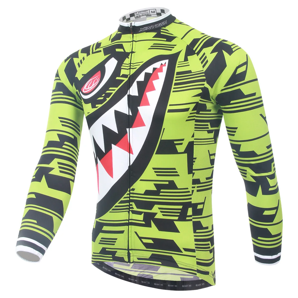 XINTOWN Ying shark bike riding jersey gear ремень с длинными рукавами костюм одежда велосипедные костюмы флис ветер теплые особенности нижнее белье